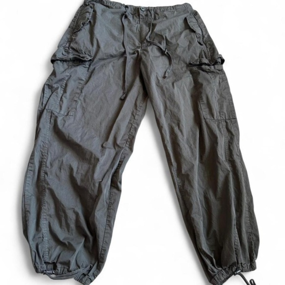 Good American Baggy Green Cargo Pants
